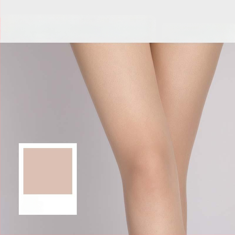 Bezšuvju pantyhose ar tīkla vidukli, 0.1D ultra-plānas, zīdaini gluds, mikroelastīgs, Chenille-Spandex maisījums, 3D raksts