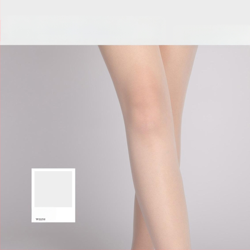 Bezšuvju pantyhose ar tīkla vidukli, 0.1D ultra-plānas, zīdaini gluds, mikroelastīgs, Chenille-Spandex maisījums, 3D raksts