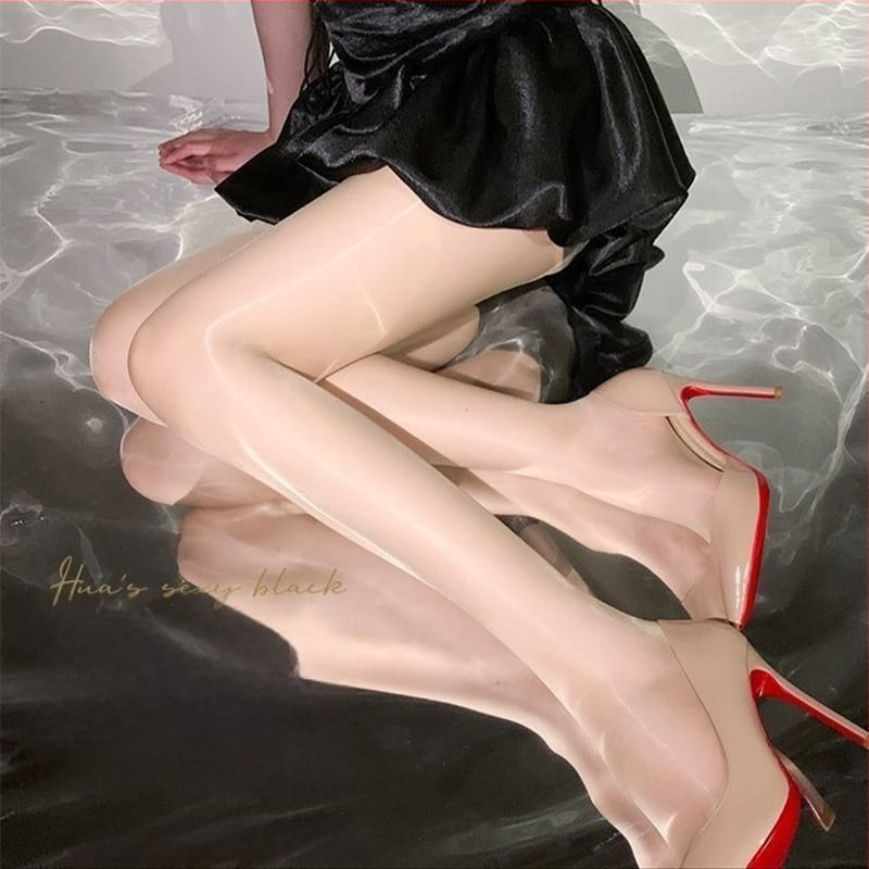 Atvērtas zeķes ar atvērtu intīmo zonu - neilons, elpojošas, augsta elastība, vienkrāsainas, ar kājām