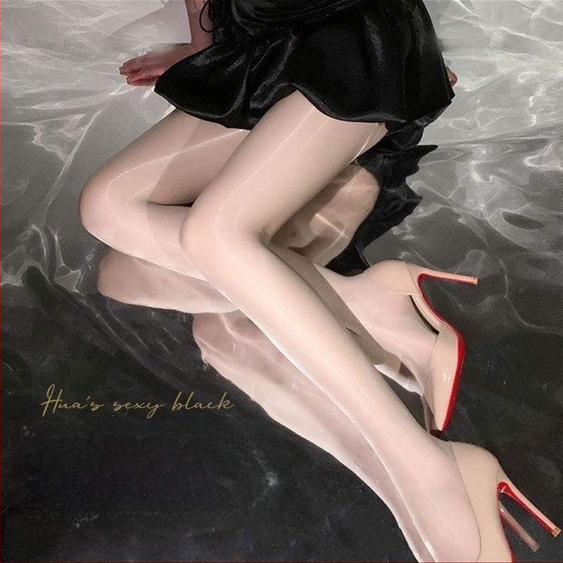 Atvērtas zeķes ar atvērtu intīmo zonu - neilons, elpojošas, augsta elastība, vienkrāsainas, ar kājām