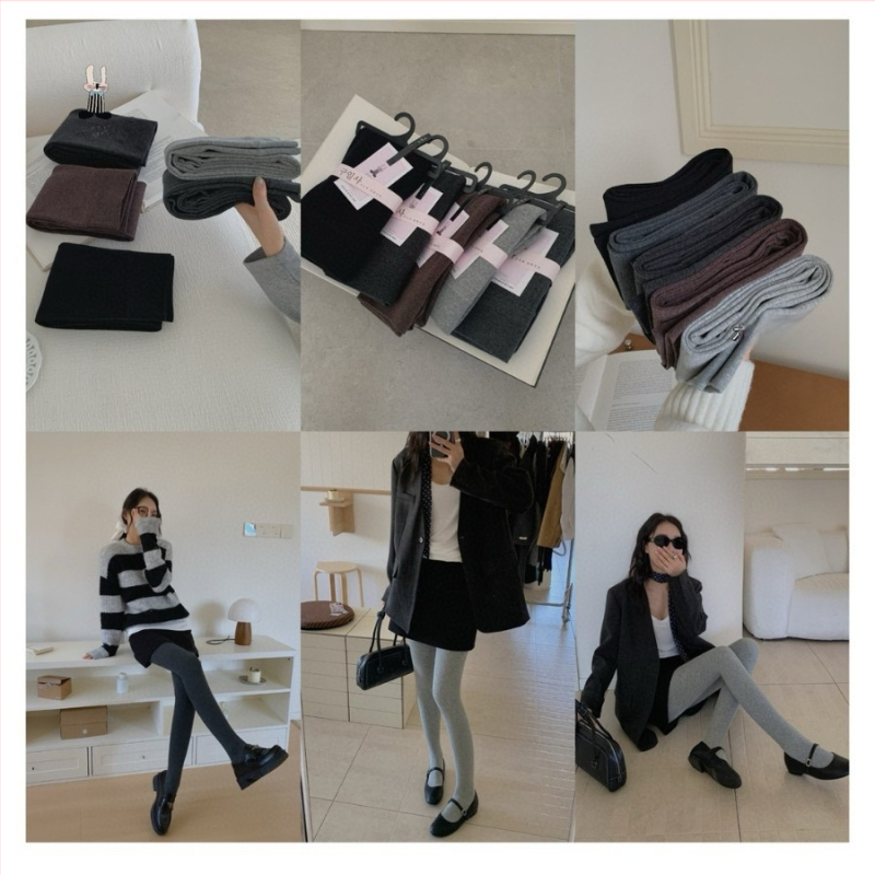 Kokvilnas zeķubikses ar flīsa iekšējo odere, augsta josta vēdera kontrolei, sēžamvietas pacēlājs, silta, ar kājām