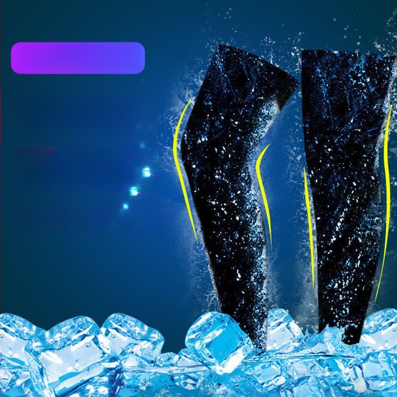 Ποδηλατικές επεκτάσεις ποδιών με προστασία από τον ήλιο, ελαφριές και αναπνεύσιμες (ice silk νάιλον, unisex)