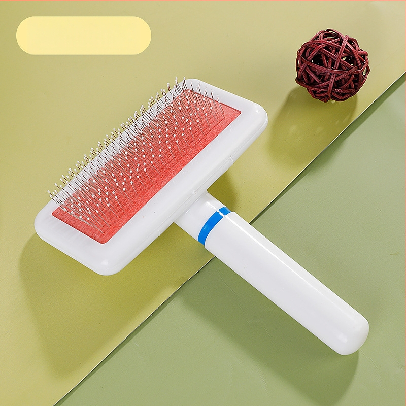 Pieptene de îngrijire pentru animale JBN - HIPS + oțel inoxidabil, pentru pisici și câini