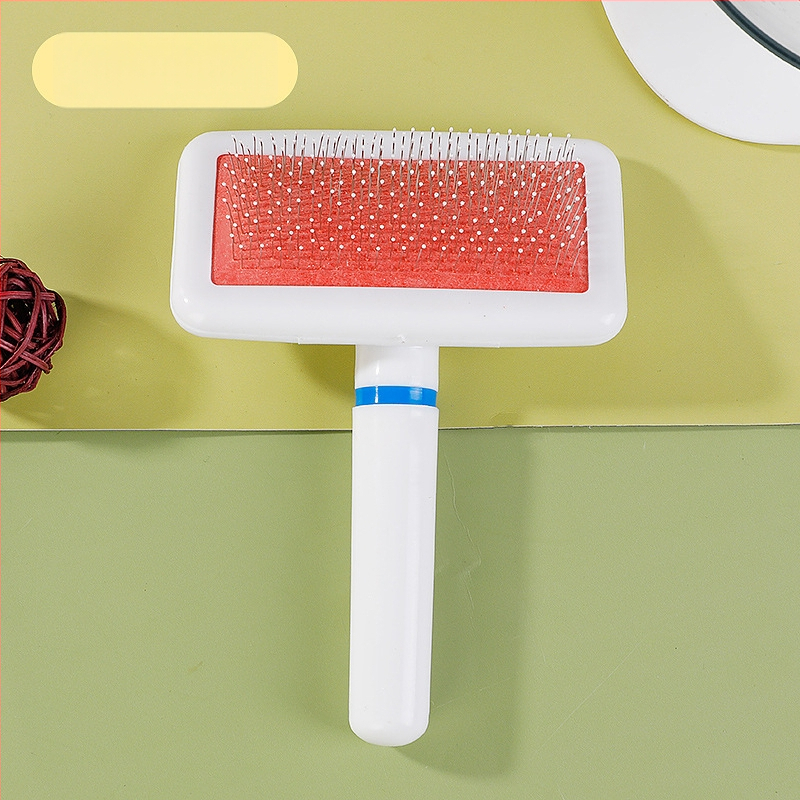 Pieptene de îngrijire pentru animale JBN - HIPS + oțel inoxidabil, pentru pisici și câini