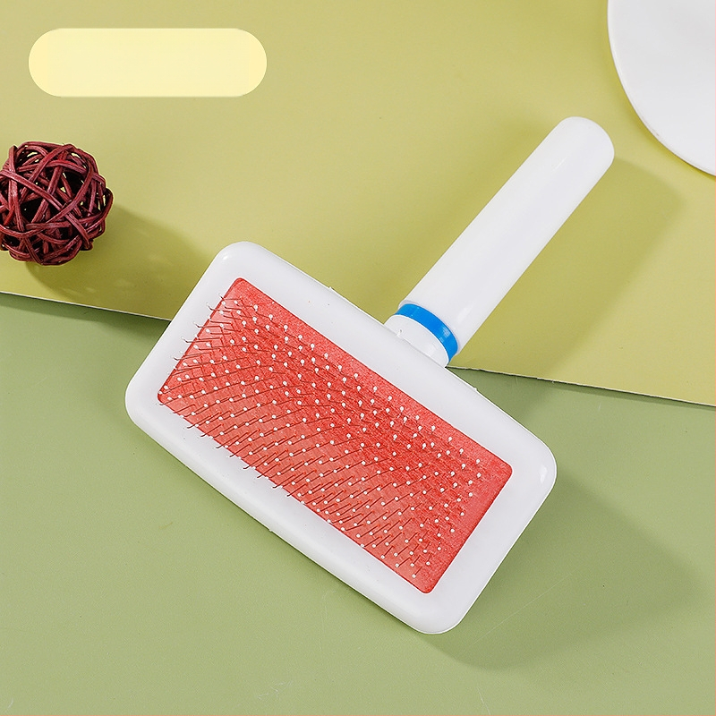 Pieptene de îngrijire pentru animale JBN - HIPS + oțel inoxidabil, pentru pisici și câini