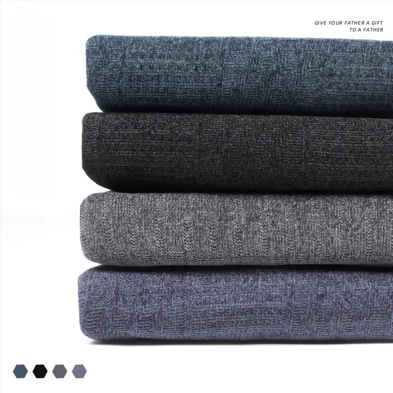 Muški zimski pulover od chenilla s fleece podstavom, debeli i topao, lažno dvodijelni dizajn, slobodan kroj, dugi rukavi, ovratnik košulje