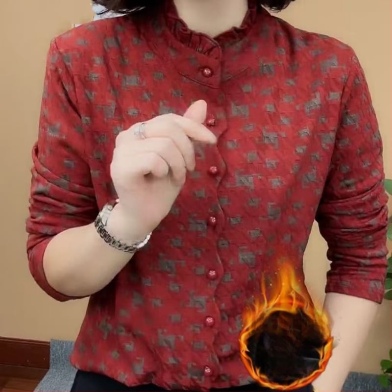 Tricou damă cu mânecă lungă, croială lejeră, guler rotund, poliester 90-95%, iarna 2024, stil urban