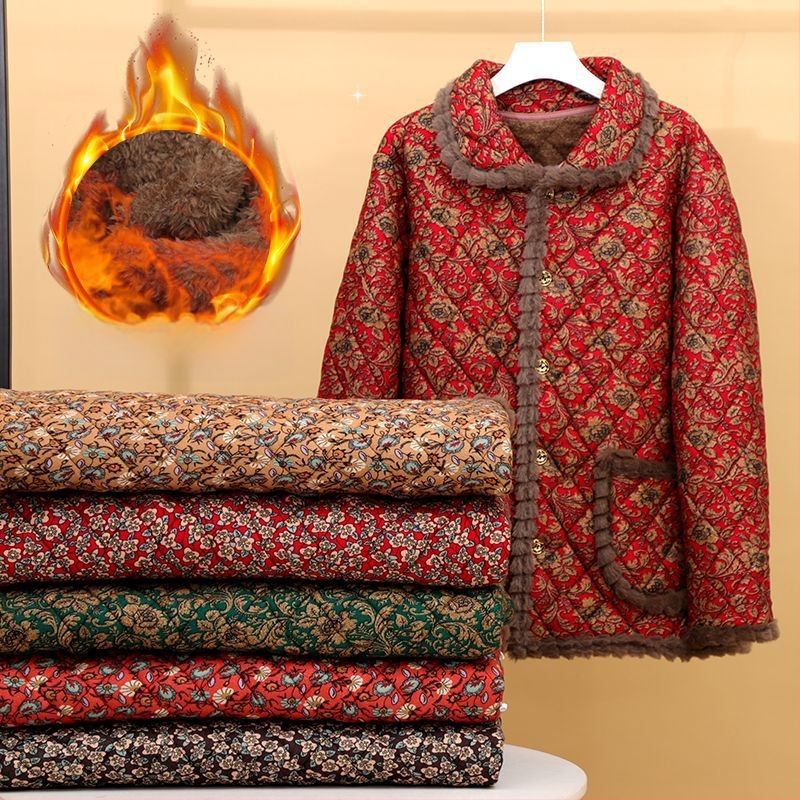 Χειμερινό παλτό από Corduroy για μεγαλύτερες γυναίκες, άνετη γραμμή; κύριο ύφασμα: Corduroy; περιεκτικότητα σε γούνα κουνελιού <30%; δευτερογενές ύφασμα: Άλλο; Έκδοση άνοιξη 2023