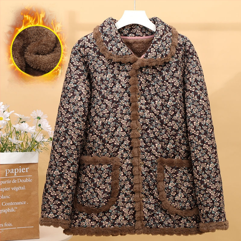 Χειμερινό παλτό από Corduroy για μεγαλύτερες γυναίκες, άνετη γραμμή; κύριο ύφασμα: Corduroy; περιεκτικότητα σε γούνα κουνελιού <30%; δευτερογενές ύφασμα: Άλλο; Έκδοση άνοιξη 2023