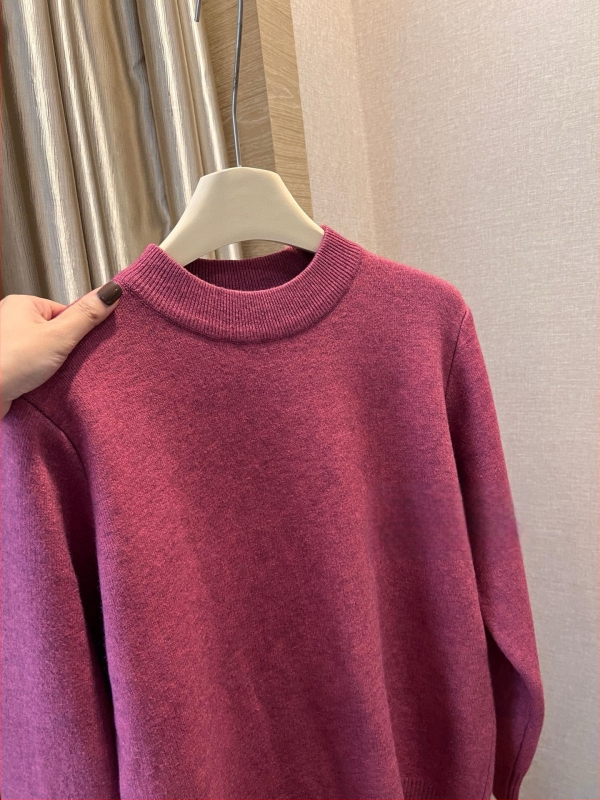 Fleece-pleteni bazni top s kapuljom i polutorkom, dugi rukavi, jednobojni uzorak; tkanina: vunena mješavina s poliestrom