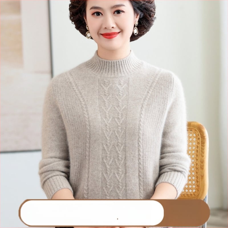 Kašmyrinių megztinis be rankovių, etninio stiliaus, laisvas kirpimas, be apykaklės