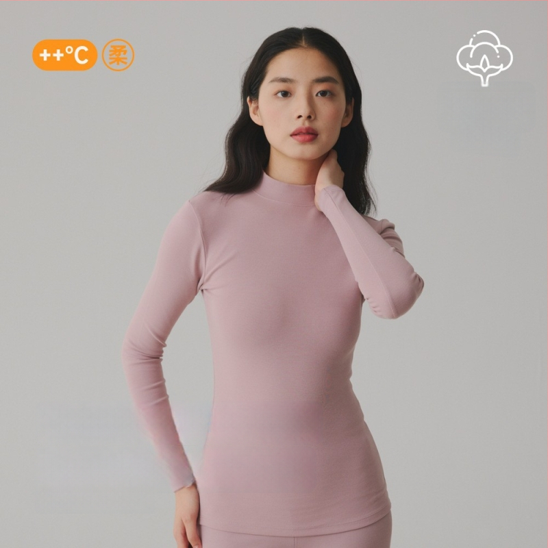 Pulover din 95% bumbac, antibacterian, textură periată, țesătură groasă, guler mediu, top de toamnă