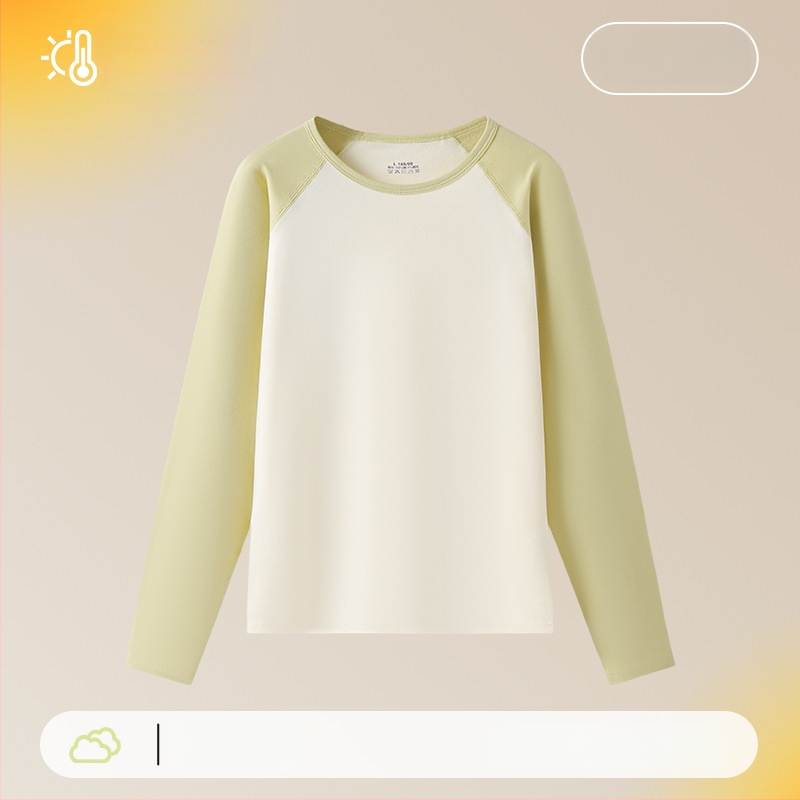 Top termic de toamnă pentru fete – 95% bumbac, un singur strat, 181–200 g/m², pentru 7–18 ani