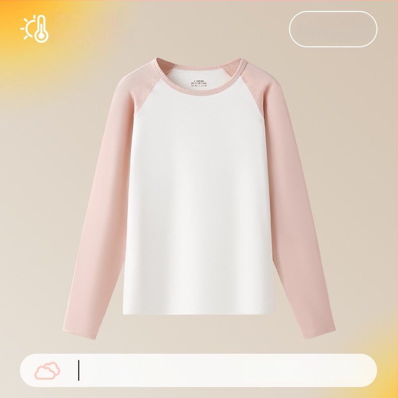 Top termic de toamnă pentru fete – 95% bumbac, un singur strat, 181–200 g/m², pentru 7–18 ani