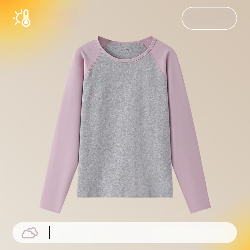 Top termic de toamnă pentru fete – 95% bumbac, un singur strat, 181–200 g/m², pentru 7–18 ani