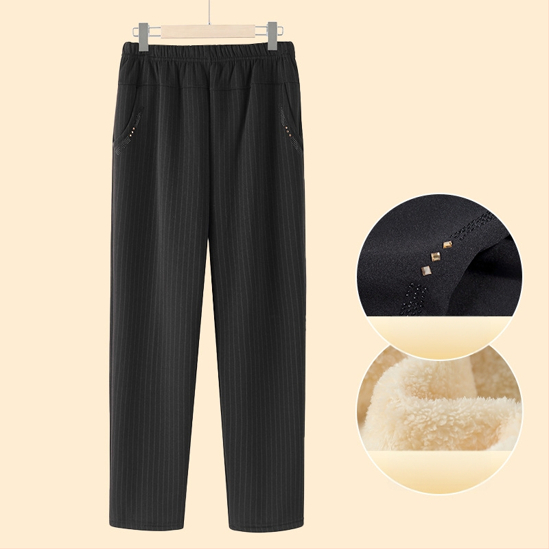 Pantaloni largi pentru femei, stil casual japonez/koreean, poliester 95% + spandex 5%, microelasticitate, grosime medie