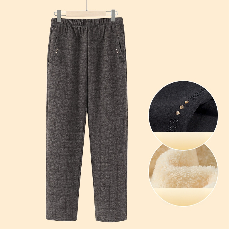 Pantaloni largi pentru femei, stil casual japonez/koreean, poliester 95% + spandex 5%, microelasticitate, grosime medie