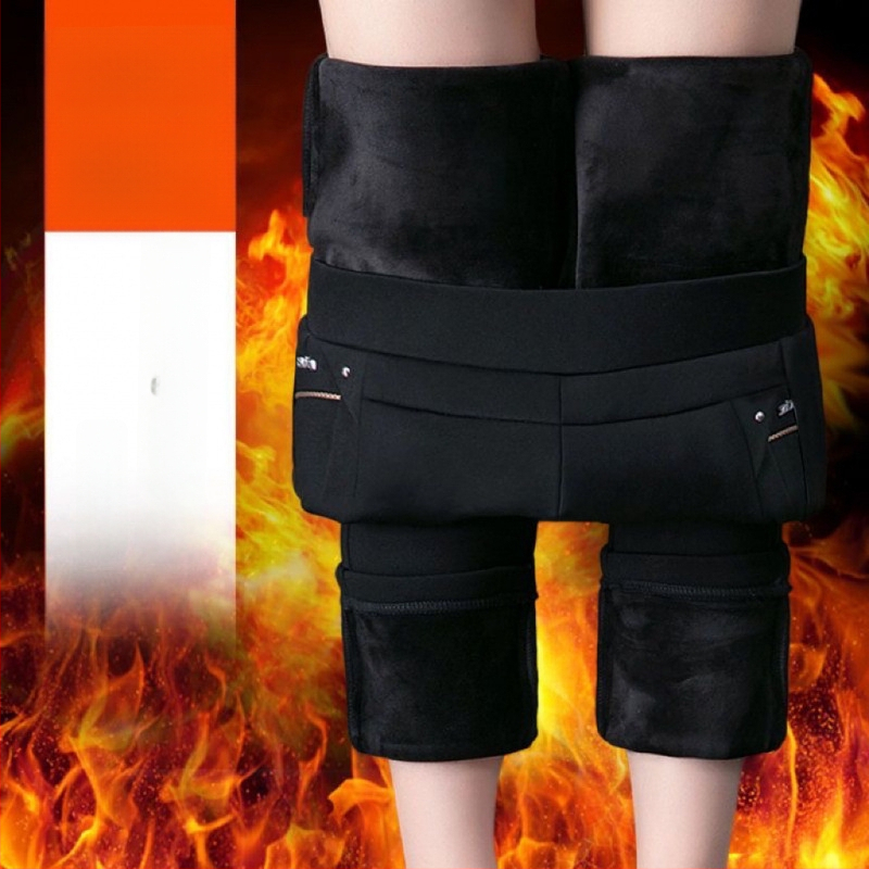 Pantaloni femei cu talie înaltă, croială dreaptă, poliester, elasticitate ușoară, lungi