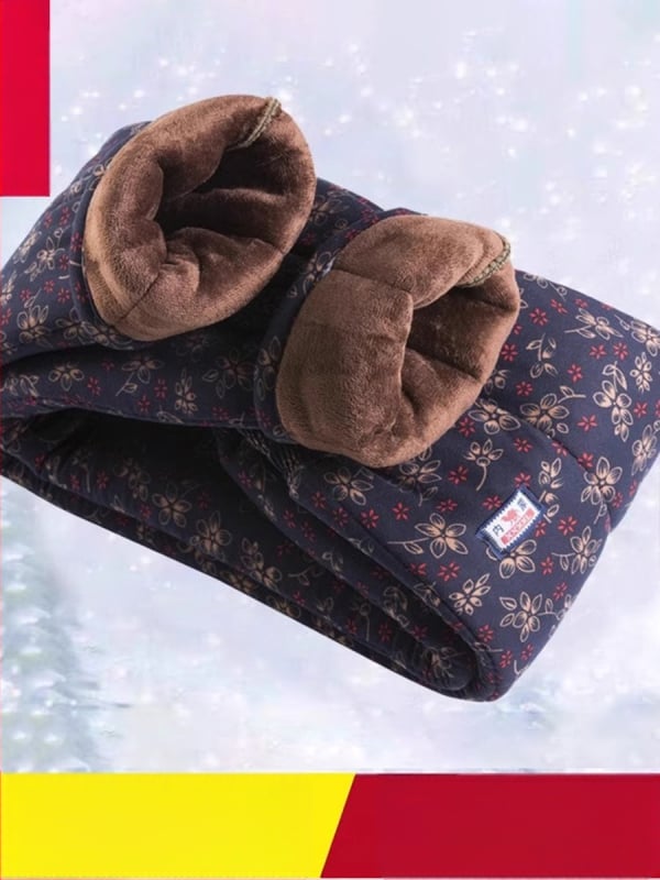 Pantaloni femei cu croială lejeră, poliester gros pentru iarnă, sezonul 2025, >95% poliester, grosime: mare