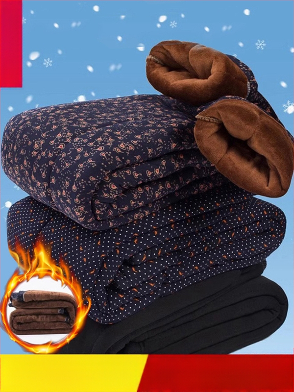 Pantaloni femei cu croială lejeră, poliester gros pentru iarnă, sezonul 2025, >95% poliester, grosime: mare