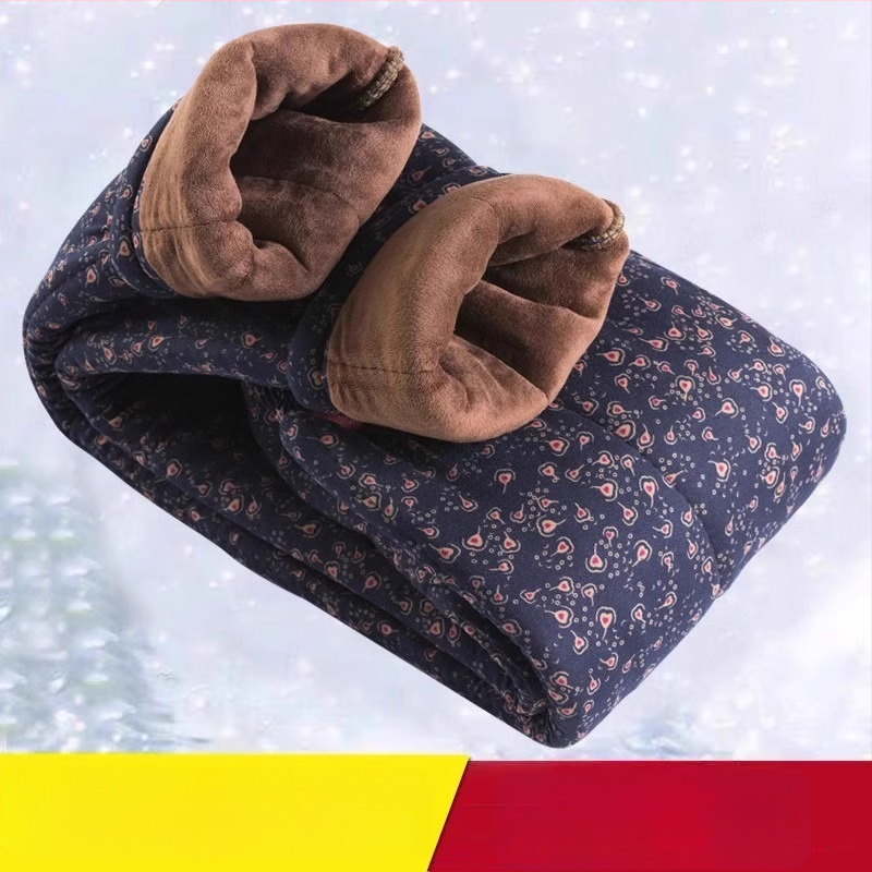 Pantaloni femei cu croială lejeră, poliester gros pentru iarnă, sezonul 2025, >95% poliester, grosime: mare