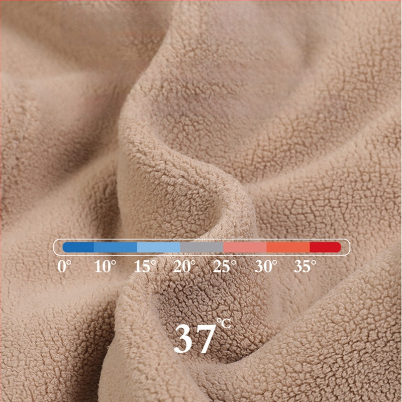 Pantaloni femei cu fleece căptușit, talie înaltă, croi drept, stil etnic, micro-elastici, amestec poliester-plasă.