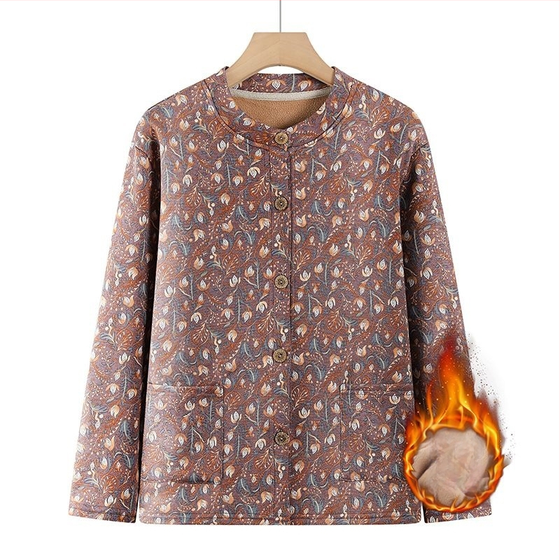 Комплект кардиган и свободни панталони с висока талия – Derong полиестер с флисово подплата; екстра дебела тъкан 351–400 g/m²; подплата 91–95%; есенно-зимно.