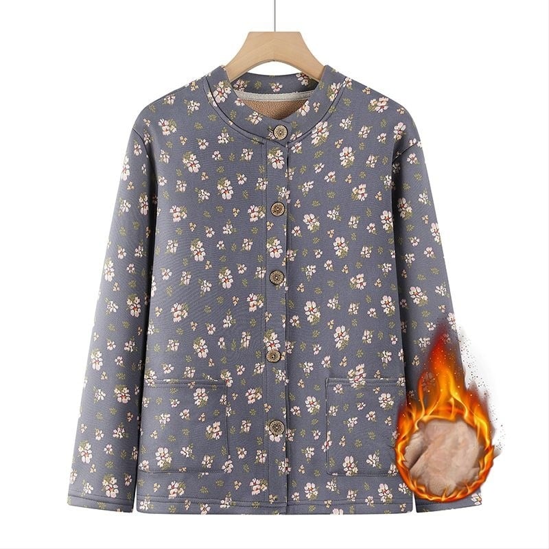 Комплект кардиган и свободни панталони с висока талия – Derong полиестер с флисово подплата; екстра дебела тъкан 351–400 g/m²; подплата 91–95%; есенно-зимно.