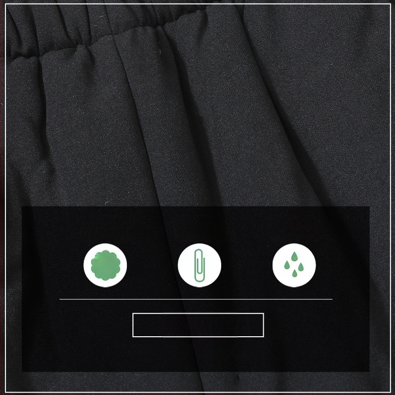 Pantaloni de toamnă pentru femei, poliester >95%, croială lejeră, țesătură groasă, lungime pantalon, toamnă 2024