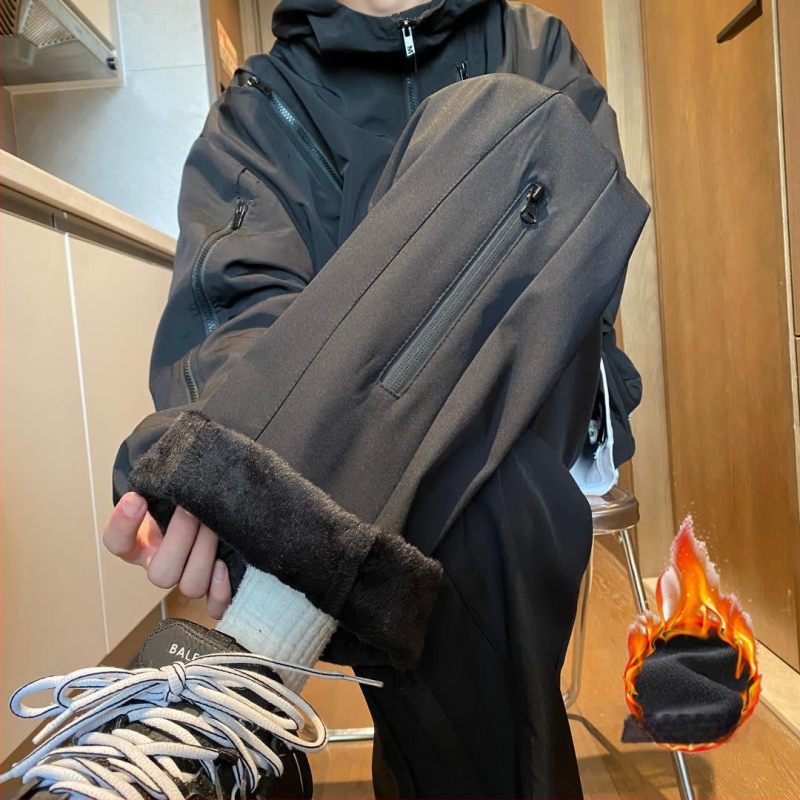 Muške taktičke hlače za outdoor, s fleceom, cargo stil, casual sports hlače, jesen-zima 2025