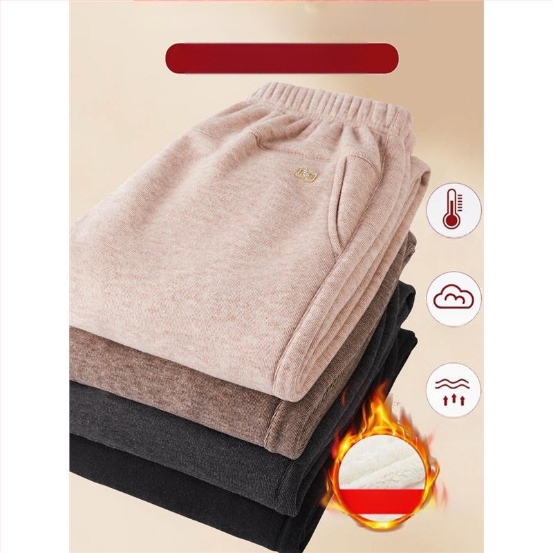 Pantaloni de iarnă pentru femei, poliester >95%, croială conică (tapered), stil casual, iarna 2025