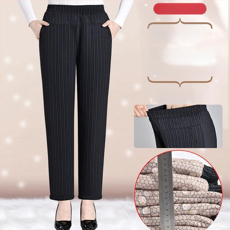 Дамски харем панталони, тъкан от вълна, Relaxed fit, Regular дебелина, Пролет 2025