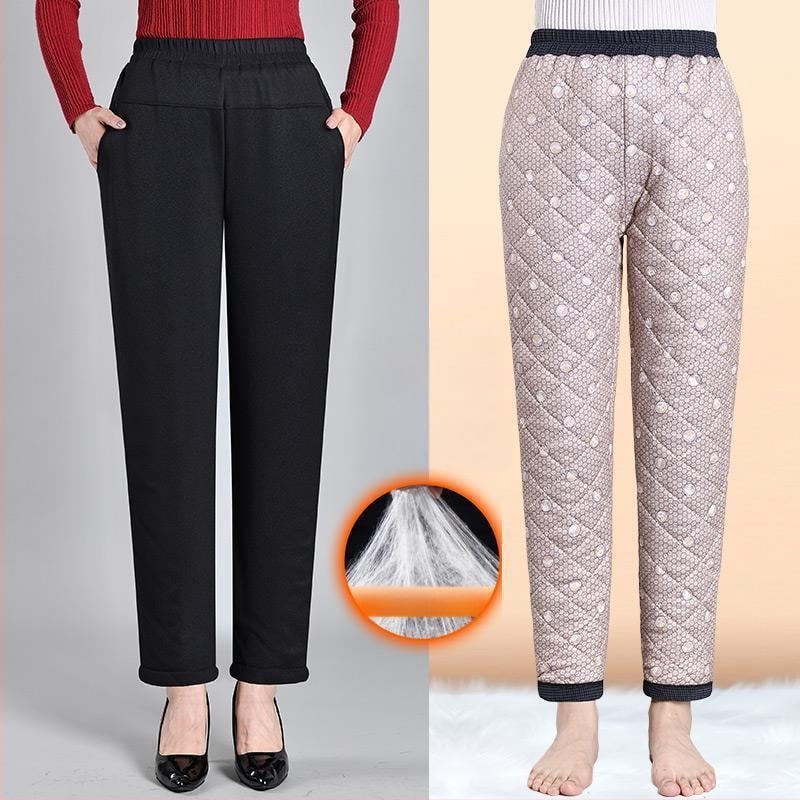 Дамски харем панталони, тъкан от вълна, Relaxed fit, Regular дебелина, Пролет 2025