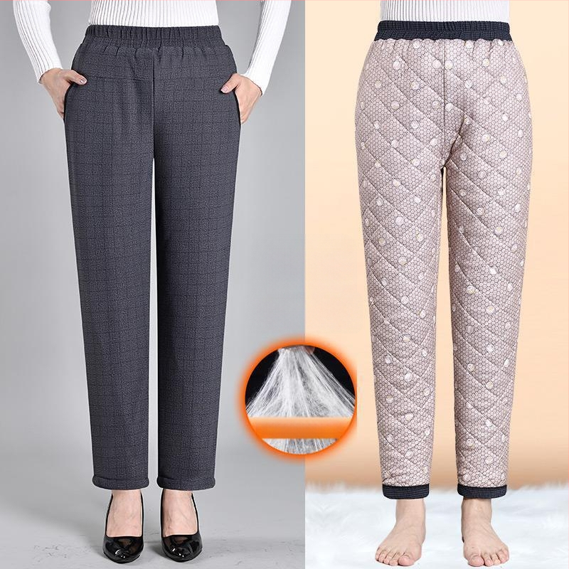 Дамски харем панталони, тъкан от вълна, Relaxed fit, Regular дебелина, Пролет 2025