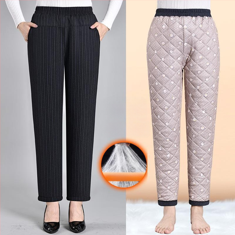 Дамски харем панталони, тъкан от вълна, Relaxed fit, Regular дебелина, Пролет 2025