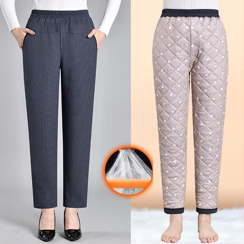 Дамски харем панталони, тъкан от вълна, Relaxed fit, Regular дебелина, Пролет 2025