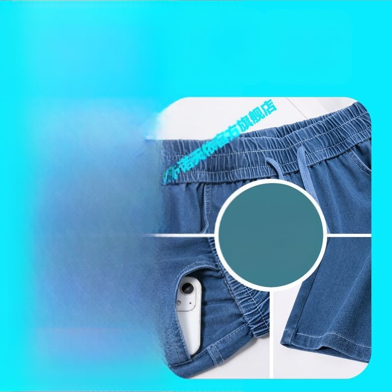 Дамски кежуал хемар панталони, висока талия, къс крак, еластична талия, тъкан плат (High-Waisted, Cropped, Elastic Waist, Woven Fabric)