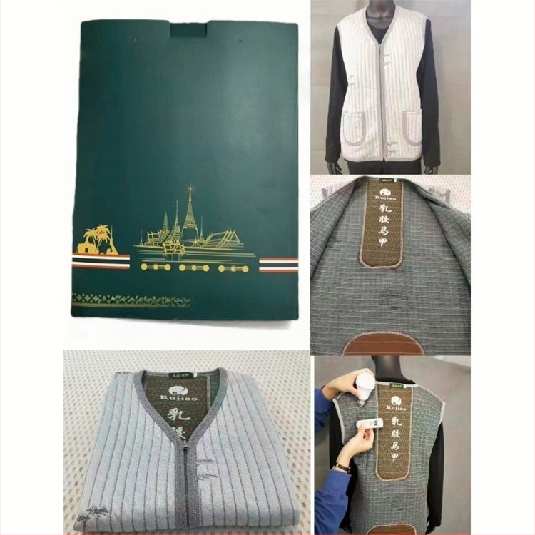 Debeli prsluk za osobe srednje dobi i starije, tibetanski stil imitacije kašmira, latex prsluk