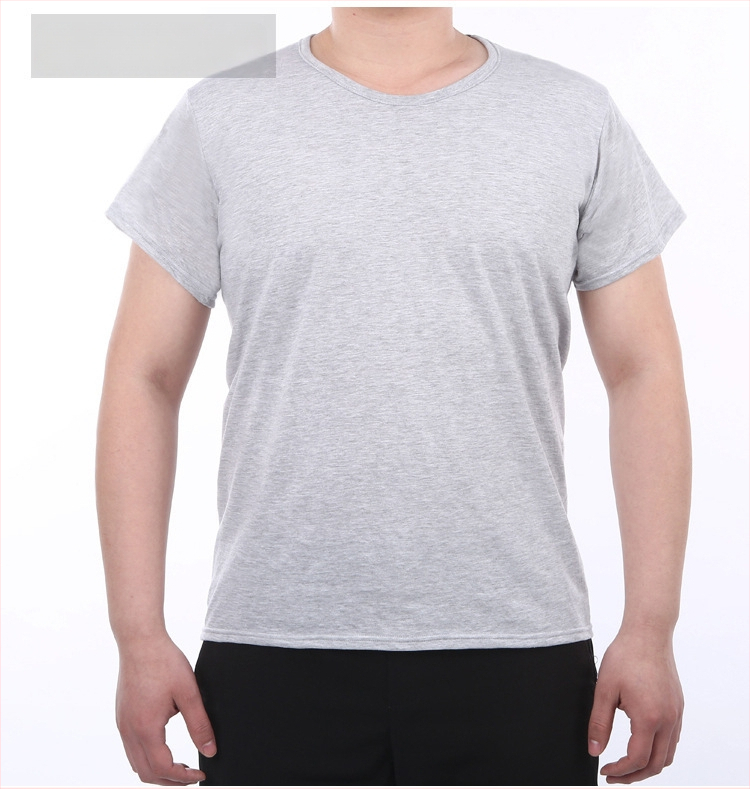 Памучен потник без ръкави за мъже в средна възраст, свободна кройка, еднотонен модел, прав кант, лятна ежедневна употреба