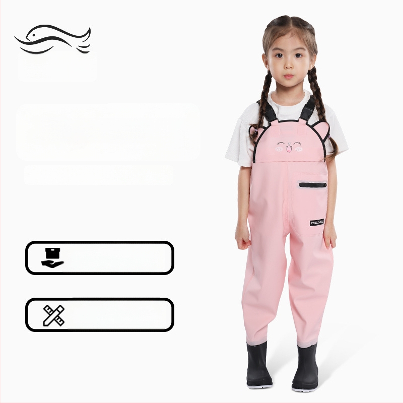 Pantaloni impermeabili pentru copii pentru activități în apă - țesătură PVC, respirabili, rezistenți la uzură, unisex, pentru toate anotimpurile