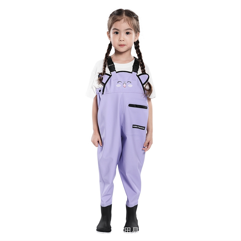 Pantaloni impermeabili pentru copii pentru activități în apă - țesătură PVC, respirabili, rezistenți la uzură, unisex, pentru toate anotimpurile