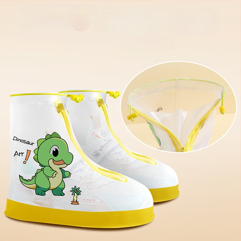Детски PVC покривала за обувки с карикатурен дизайн – водоустойчиви, антихлъзгащи, износоустойчиви, против замърсяване
