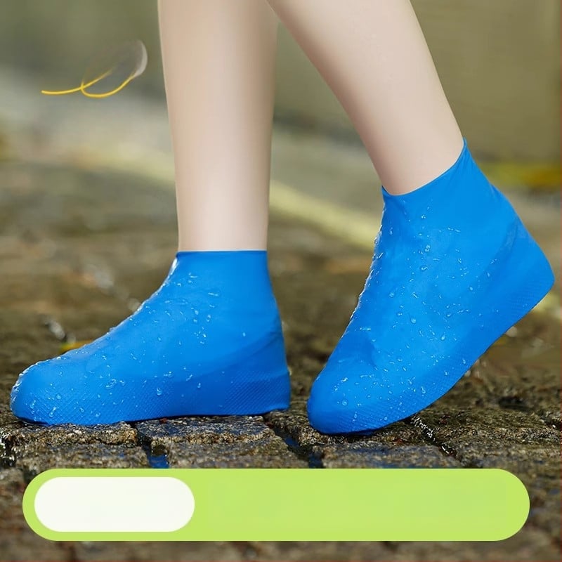 Acoperitoare impermeabile pentru pantofi din latex (Material: Latex; De unică folosință: Da; Logo imprimat: Da; Stil: Minimalist)