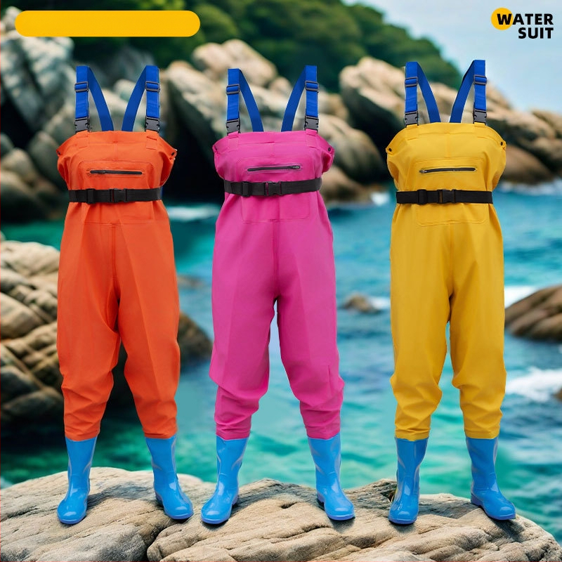 Costum de ploaie dintr-o singură piesă, cu pantaloni integrați; impermeabil, uscare rapidă, absorbție a umezelii, rezistent la uzură, anti-static, țesătură lucioasă acoperită