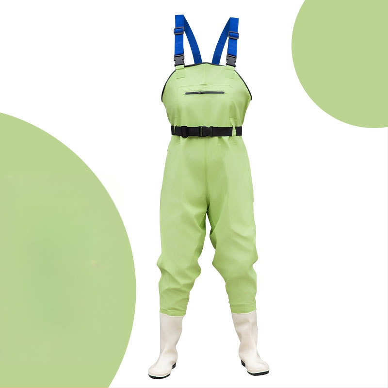 Costum de ploaie dintr-o singură piesă, cu pantaloni integrați; impermeabil, uscare rapidă, absorbție a umezelii, rezistent la uzură, anti-static, țesătură lucioasă acoperită