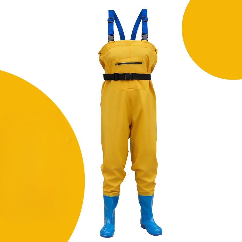 Costum de ploaie dintr-o singură piesă, cu pantaloni integrați; impermeabil, uscare rapidă, absorbție a umezelii, rezistent la uzură, anti-static, țesătură lucioasă acoperită