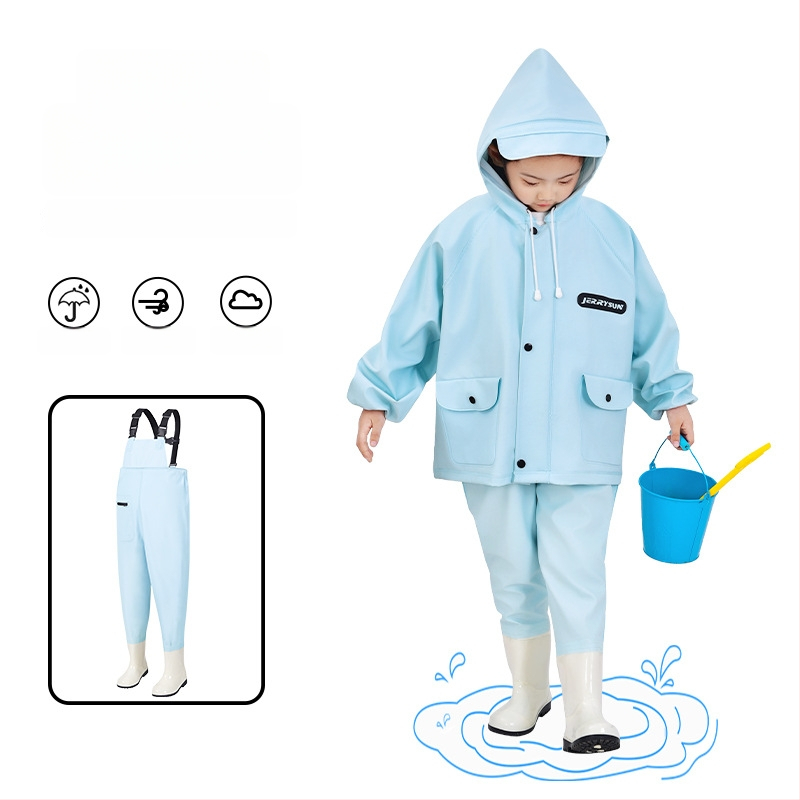 Costum impermeabil pentru copii pentru joacă în apă – uscare rapidă, respirabil, rezistent la vânt, durabil