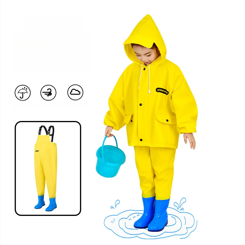 Costum impermeabil pentru copii pentru joacă în apă – uscare rapidă, respirabil, rezistent la vânt, durabil