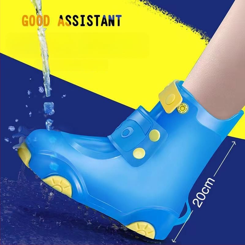 Huse pentru pantofi de ploaie pentru copii, impermeabile, antiderapante, groase, rezistente la uzură, pentru băieți și fete