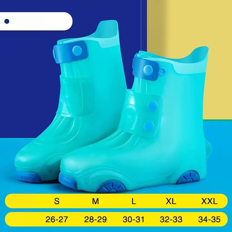 Huse pentru pantofi de ploaie pentru copii, impermeabile, antiderapante, groase, rezistente la uzură, pentru băieți și fete